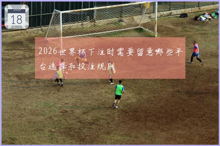 2026世界杯下注时需要留意哪些平台选择和投注规则
